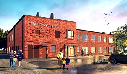 Villa Canzonetta byggs med stort fokus på återbruk och cirkularitet.