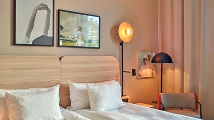 The rooms are bright and cosy. Photo Scandic