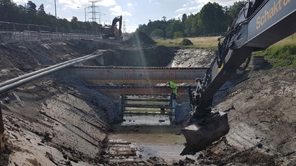 The project presented major geotechnical challenges that needed to be resolved.