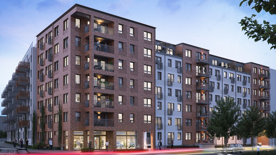 The rental apartments in Sjösättningen. Image source: picture of Arkitektlaget i Skåne and MK 3Design Studios. The rental apartments in Sjösättningen. Image source: picture of Arkitektlaget i Skåne and MK 3Design Studios.