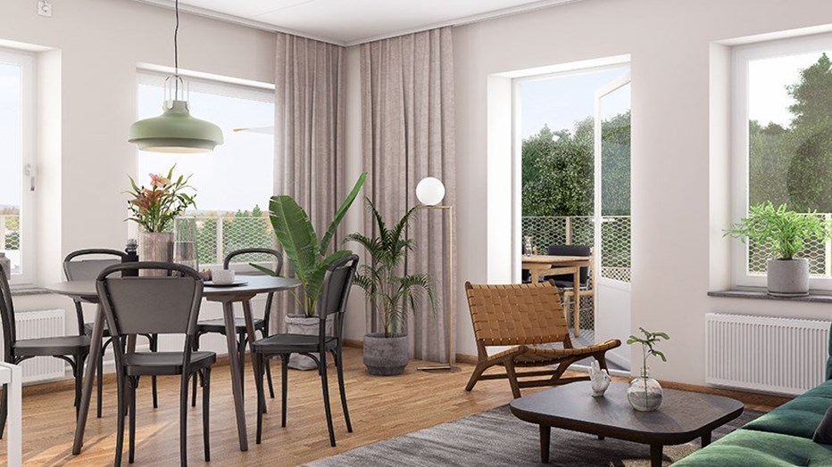 Open living area for socializing. Open living area for socializing.