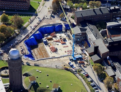 Skanska byggstartade strax innan sommaren 2020.
