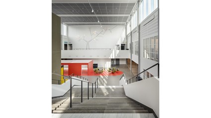 Kommunen ser väldigt positivt på att det nu blir en nybyggd gymnasieskola som är anpassad för modern utbildning. Foto Felix Gerlach