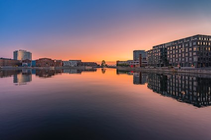 The location in central Malmö is optimal.