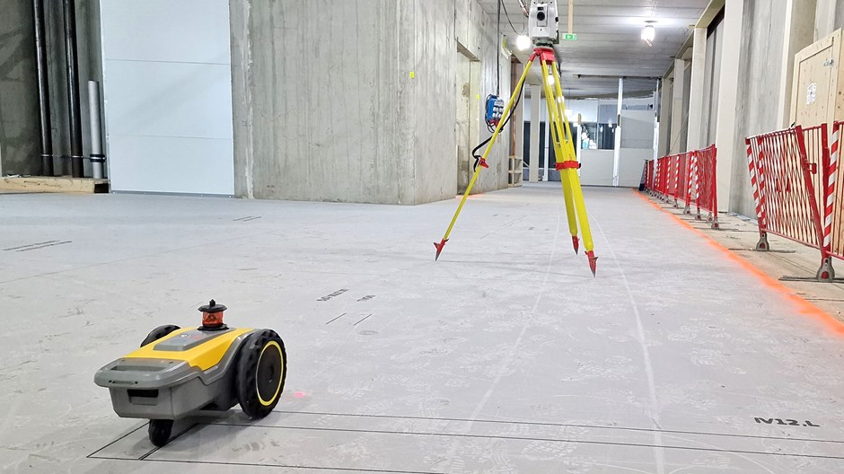 Utsättarrobot testas i Skanskas projekt Separatorn.