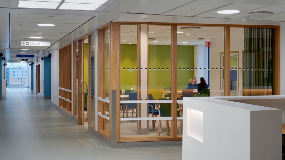 Lokalerna är flexibla och kan snabbt möta förändrade arbetssätt, organisationsförändringar och användning för annan verksamhet. Foto: Bert Leandersson.  Lokalerna är flexibla och kan snabbt möta förändrade arbetssätt, organisationsförändringar och användning för annan verksamhet. Foto: Bert Leandersson.