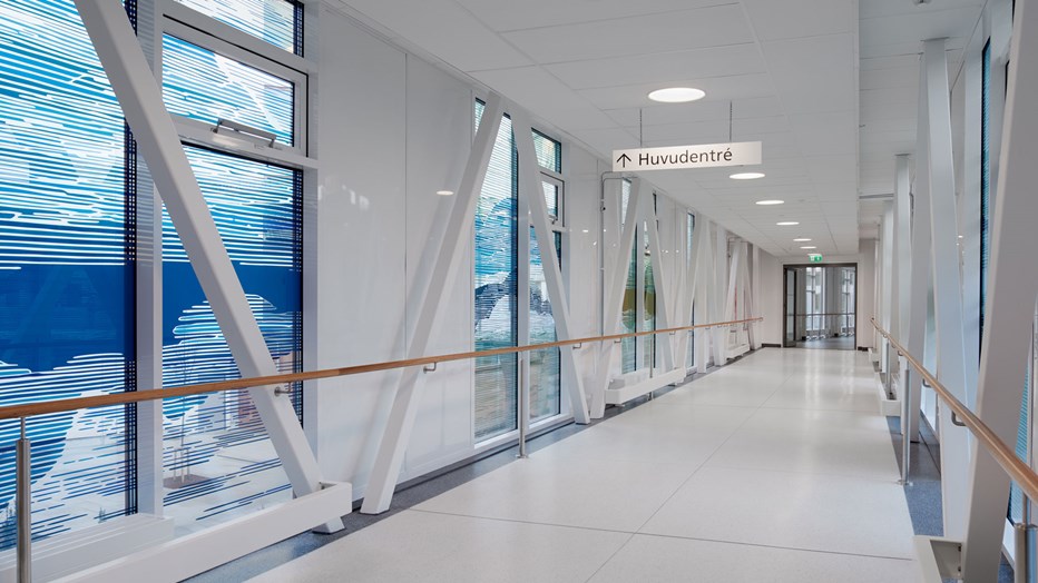 Konsten finns både inomhus och utomhus. Foto: Bert Leandersson.  Konsten finns både inomhus och utomhus. Foto: Bert Leandersson.