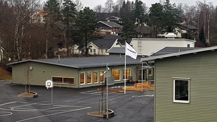 Vi byggde bort alla otrygga områden på den nya skolgården.