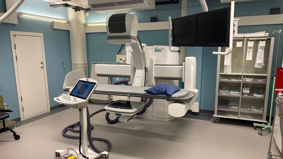 Labbet, som ligger precis intill röntgenavdelningen, behövde rustas upp, och en ny generation röntgenutrustning installerades.