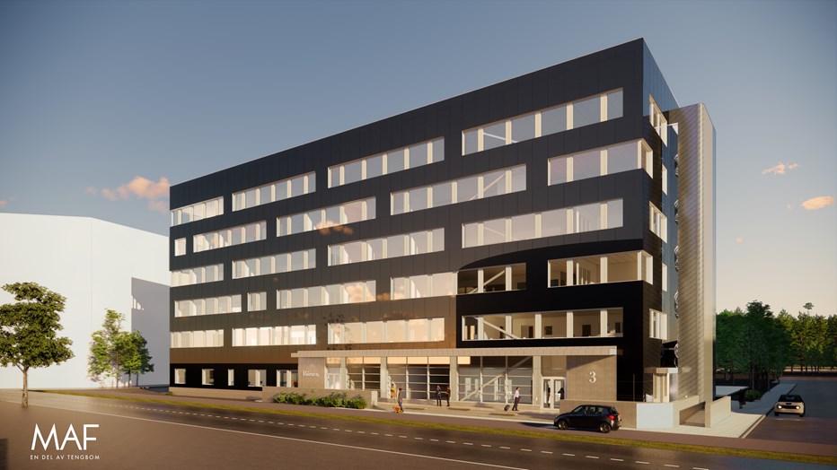 Skanska is developing an office building called Börsen H1, situated in the heart in Kiruna. 
