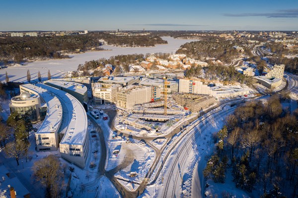 View from above of Campus Albano.