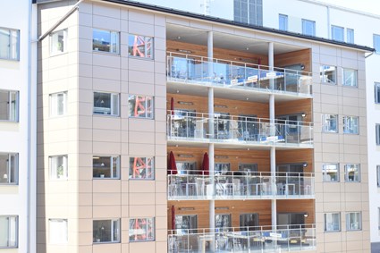 I centrala Uppsala har Skanska utvecklat och byggt vård- och omsorgsboendet Hovstallängen.